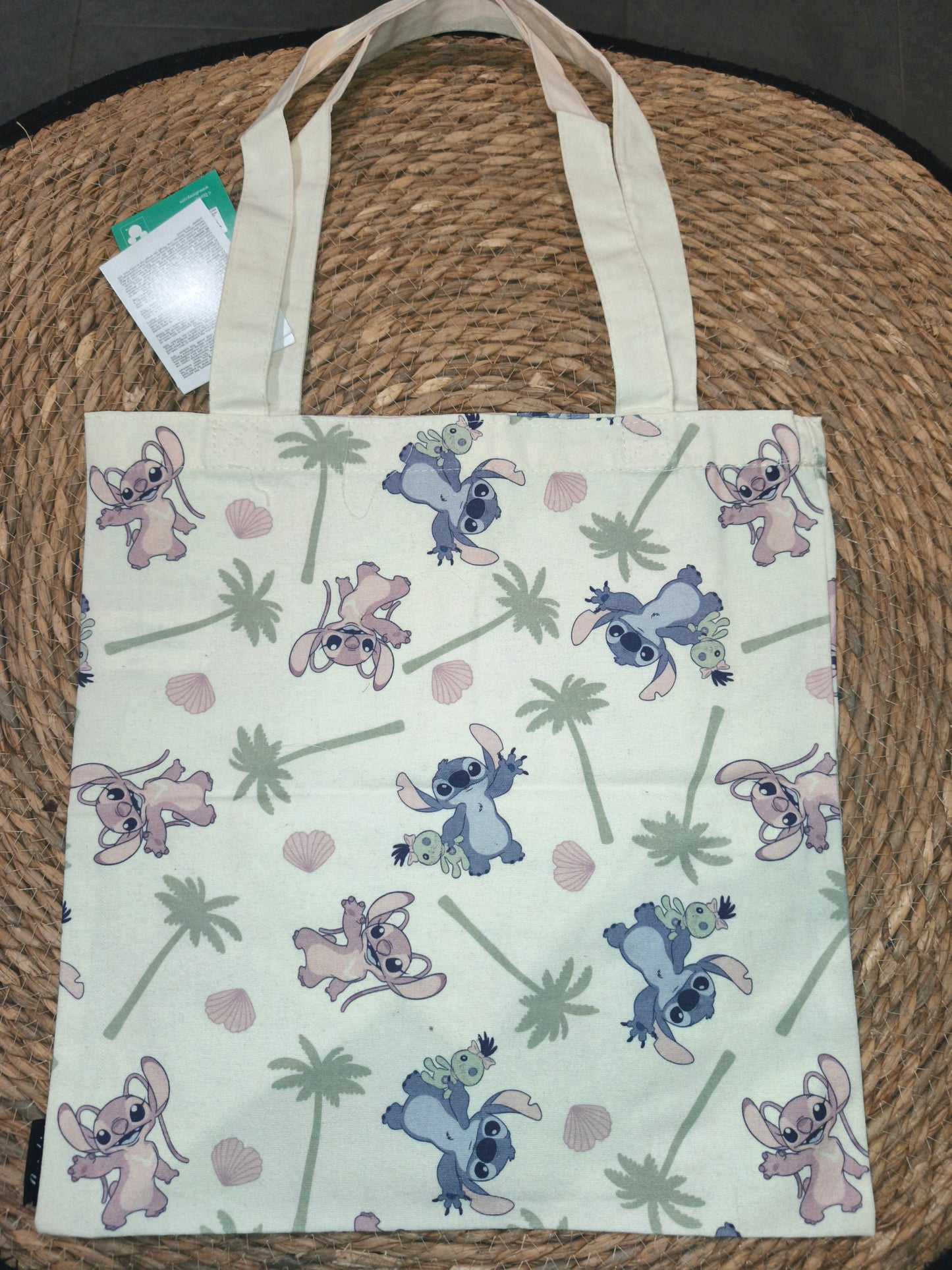 Bolsa tote Stitch Disney – bolsa de tela reutilizable “Go to the beach