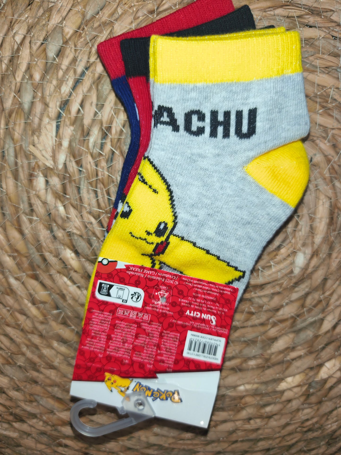 Pack 3 calcetines Pokémon niño