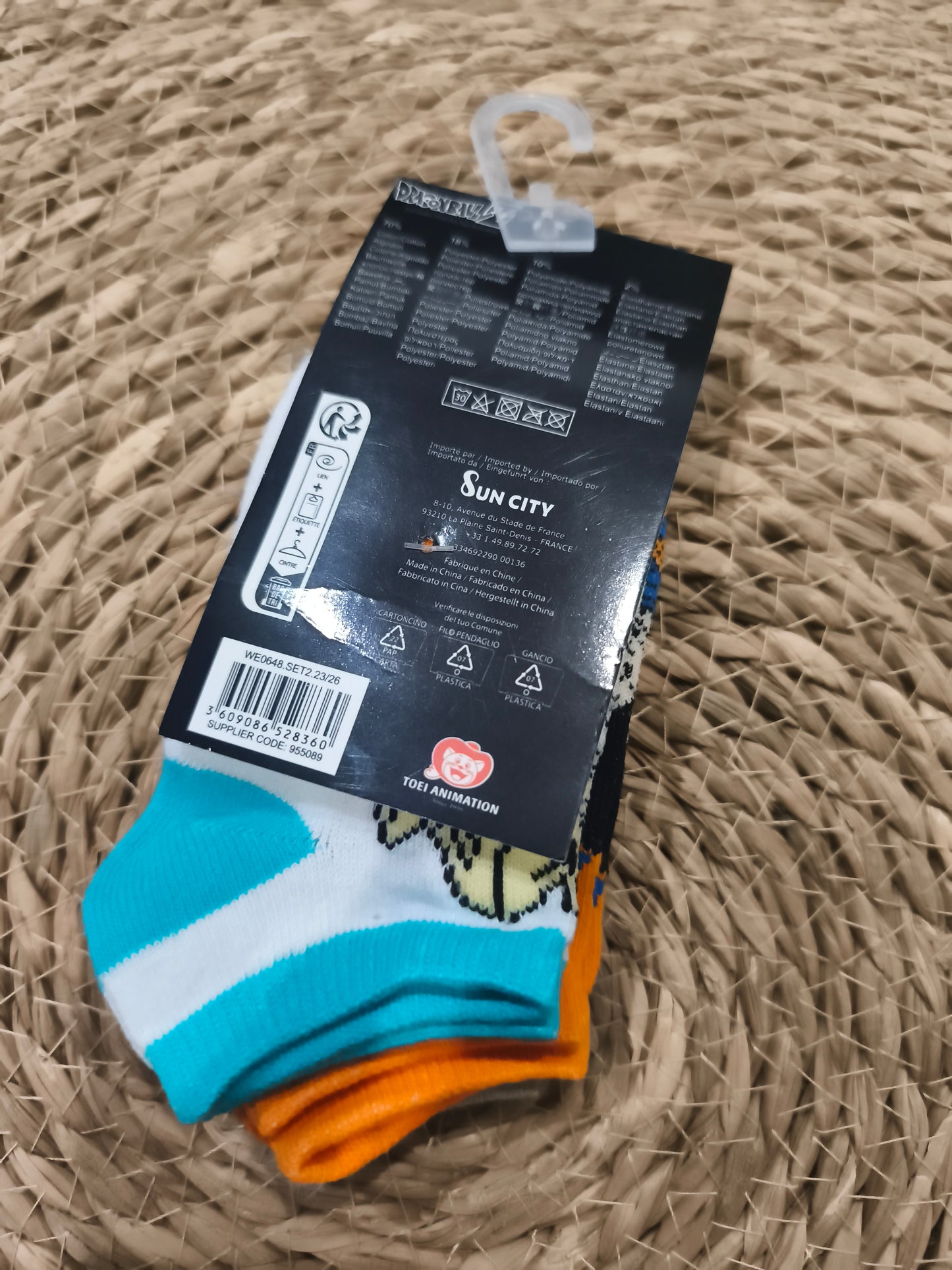 Pack calcetines tobilleros Dragon Ball Z niño