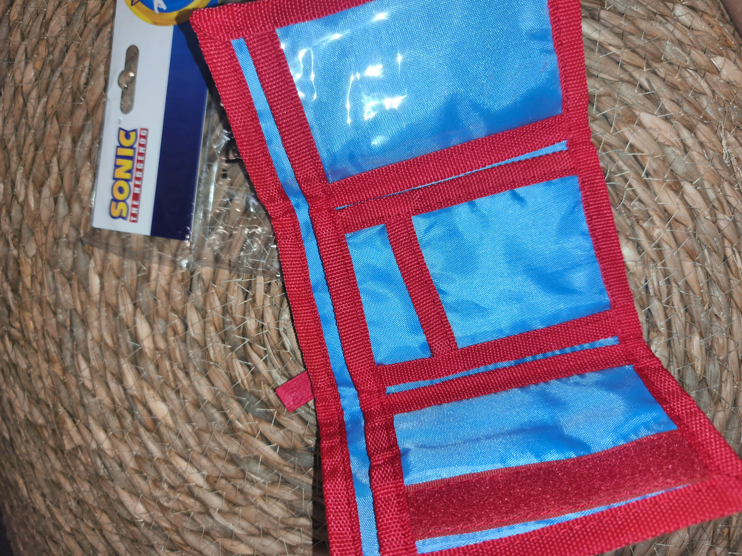 Cartera Sonic | Billetera infantil Sonic The Hedgehog | Monedero niño
