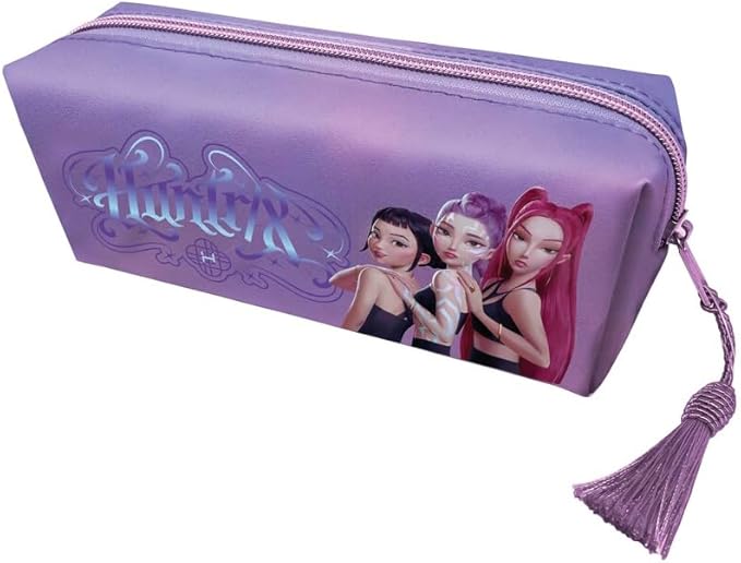 💜 Estuche Portatodo HUNTR/X Brillo Iridiscente 💜