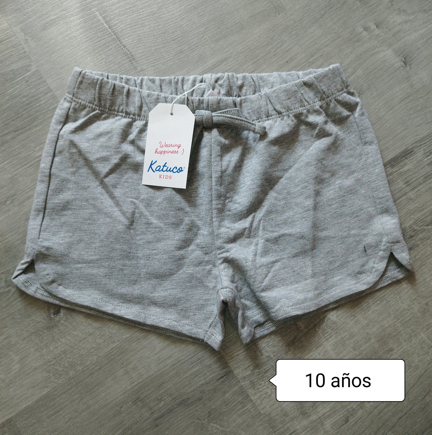 Pantalón niña gris básico cómodo