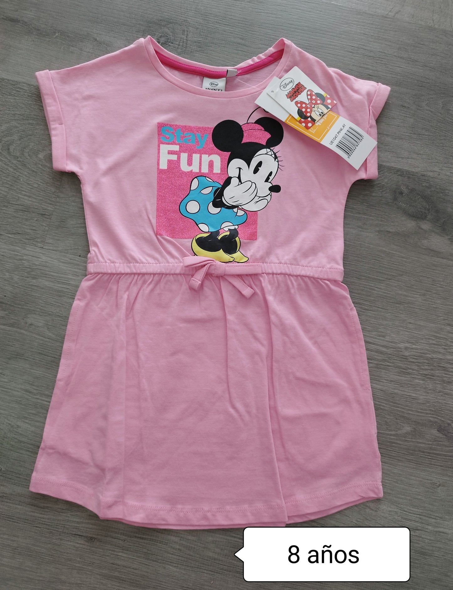 Vestido Minnie niña verano algodón