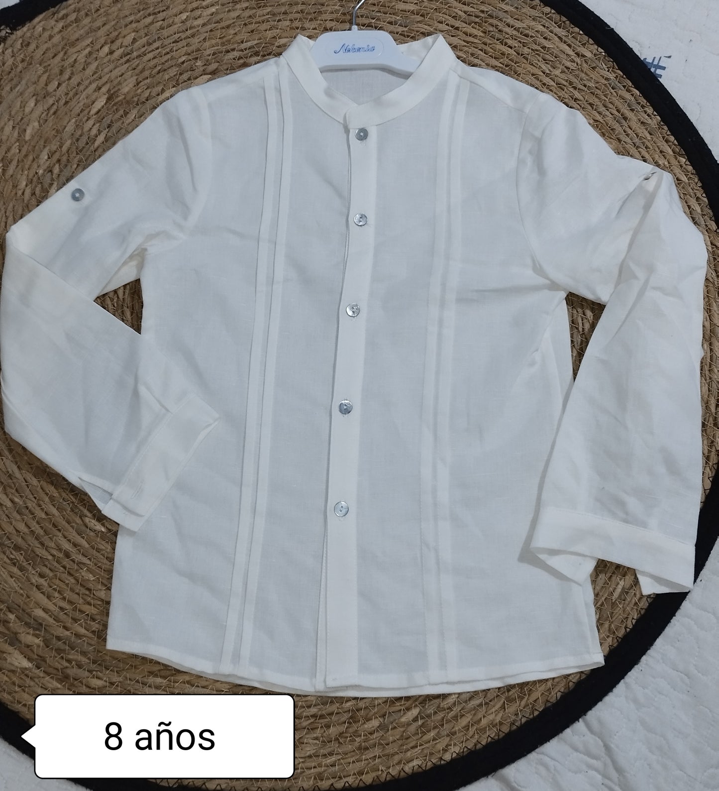 Camisa Blanca Infantil de Ceremonia