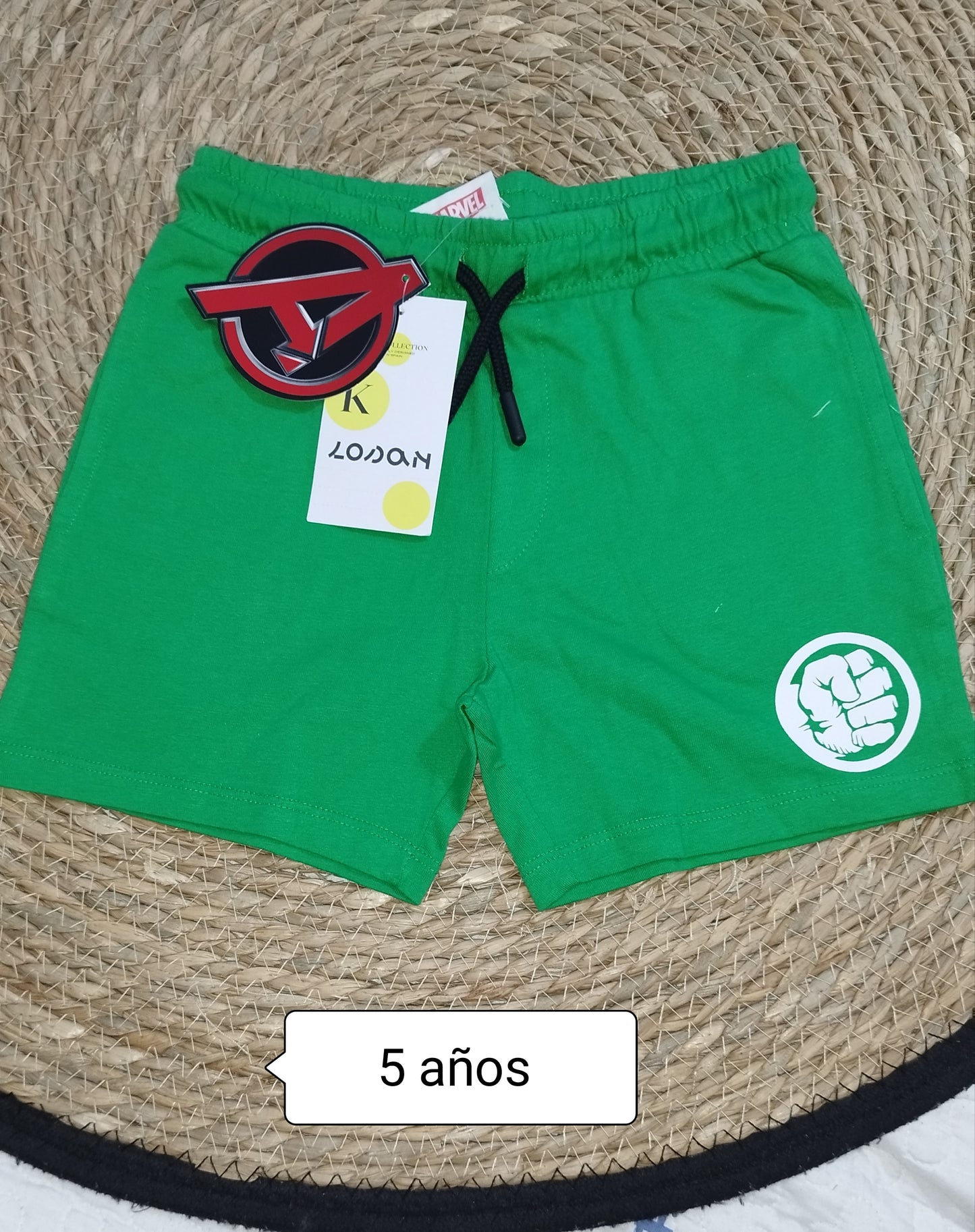 Pantalón niño verde Hulk