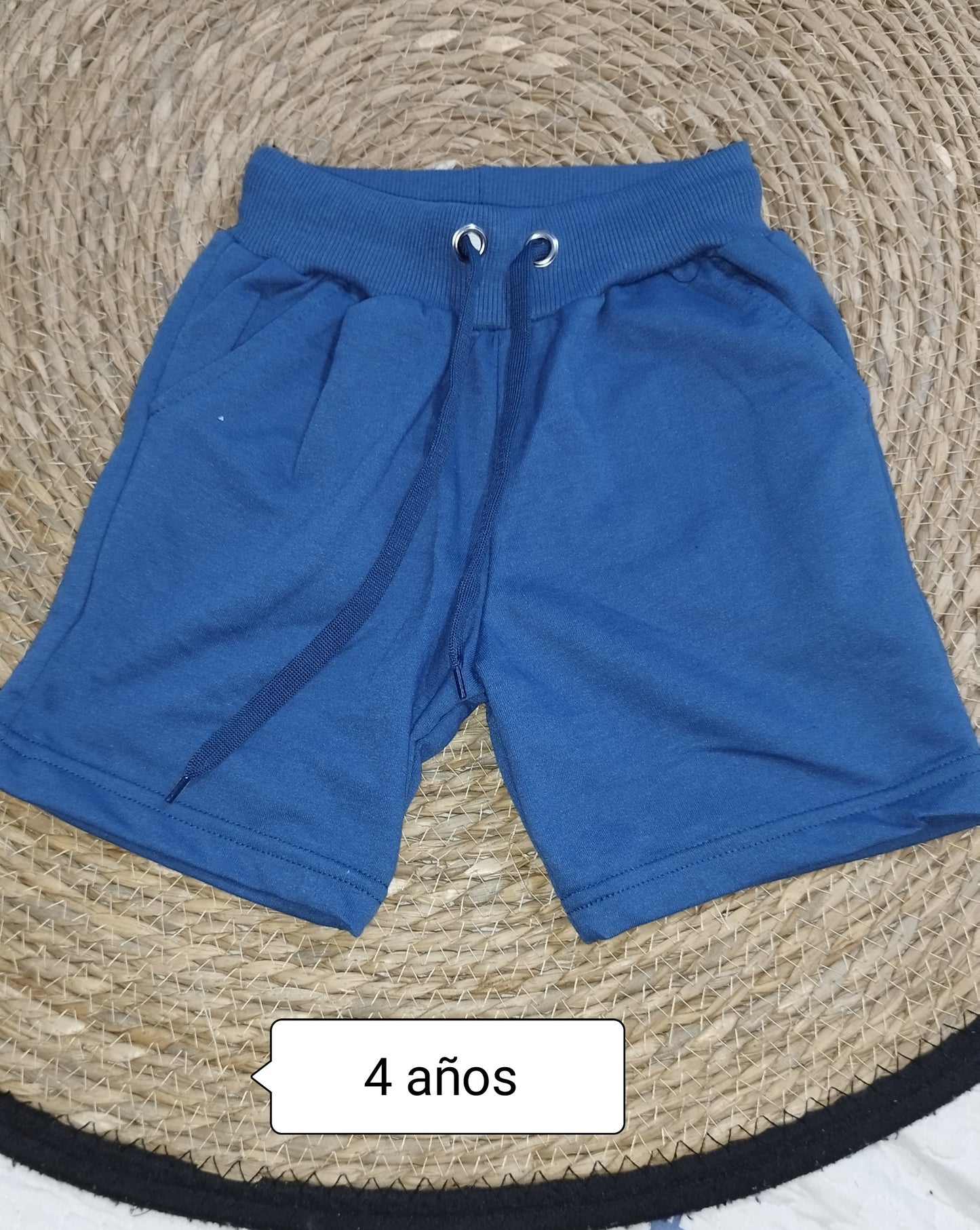 Pantalón niño azul básica