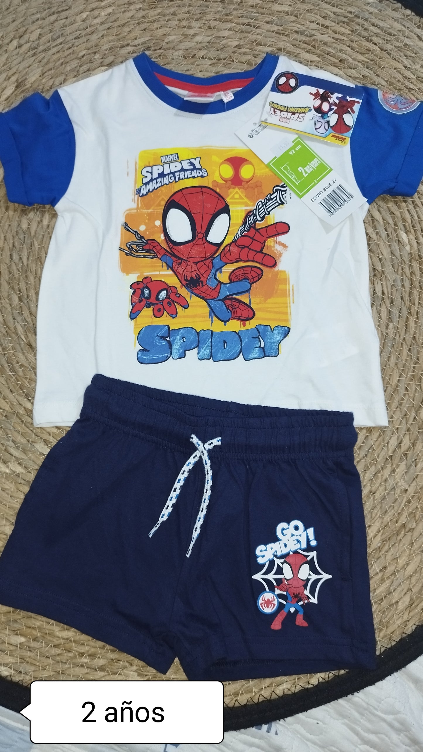 Conjunto niño Spiderman