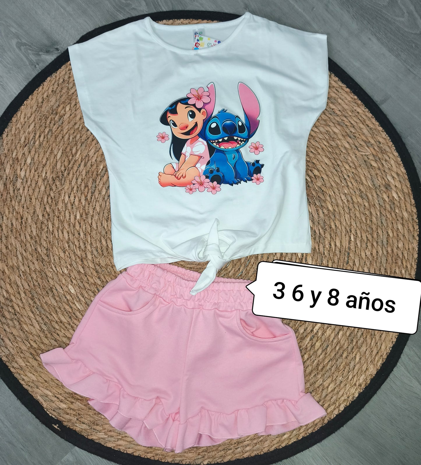 Conjunto niña verano Lilo & Stitch