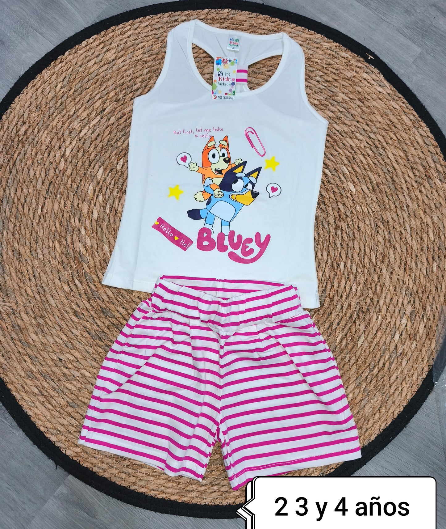 Conjunto niña verano Bluey