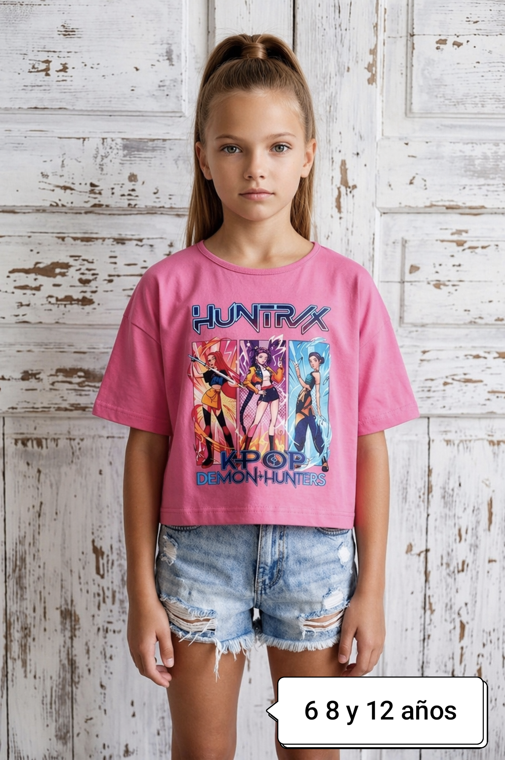 Camiseta niña K-Pop moderna