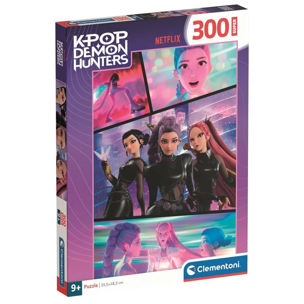 Puzzle KPop Demon Hunters 300 Piezas – Clementoni 🩷💜