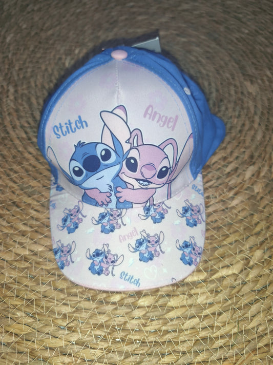Gorra infantil Stitch & Angel azul 53cm