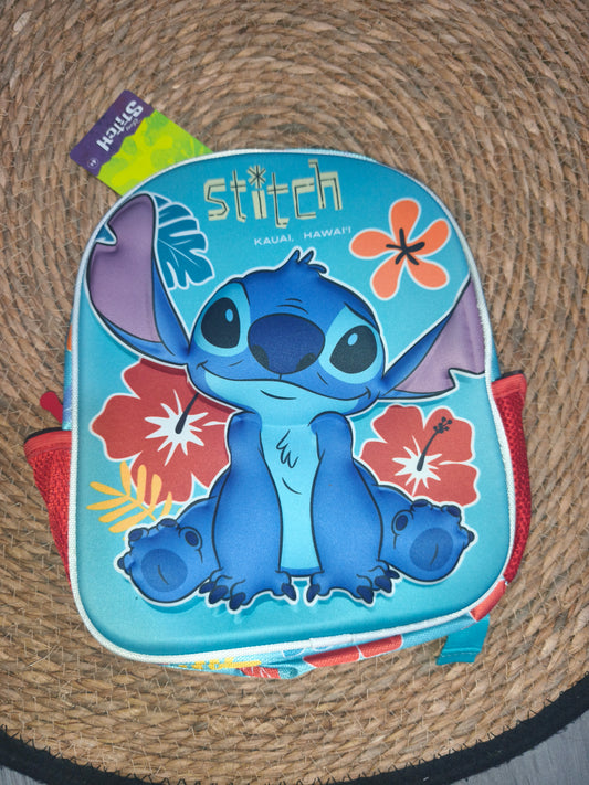 Mochila infantil Stitch Disney tropical 3D 31cm