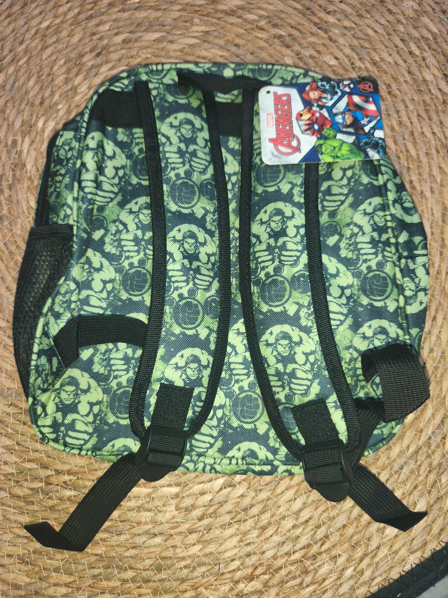 Mochila infantil Hulk Marvel 3D 33cm