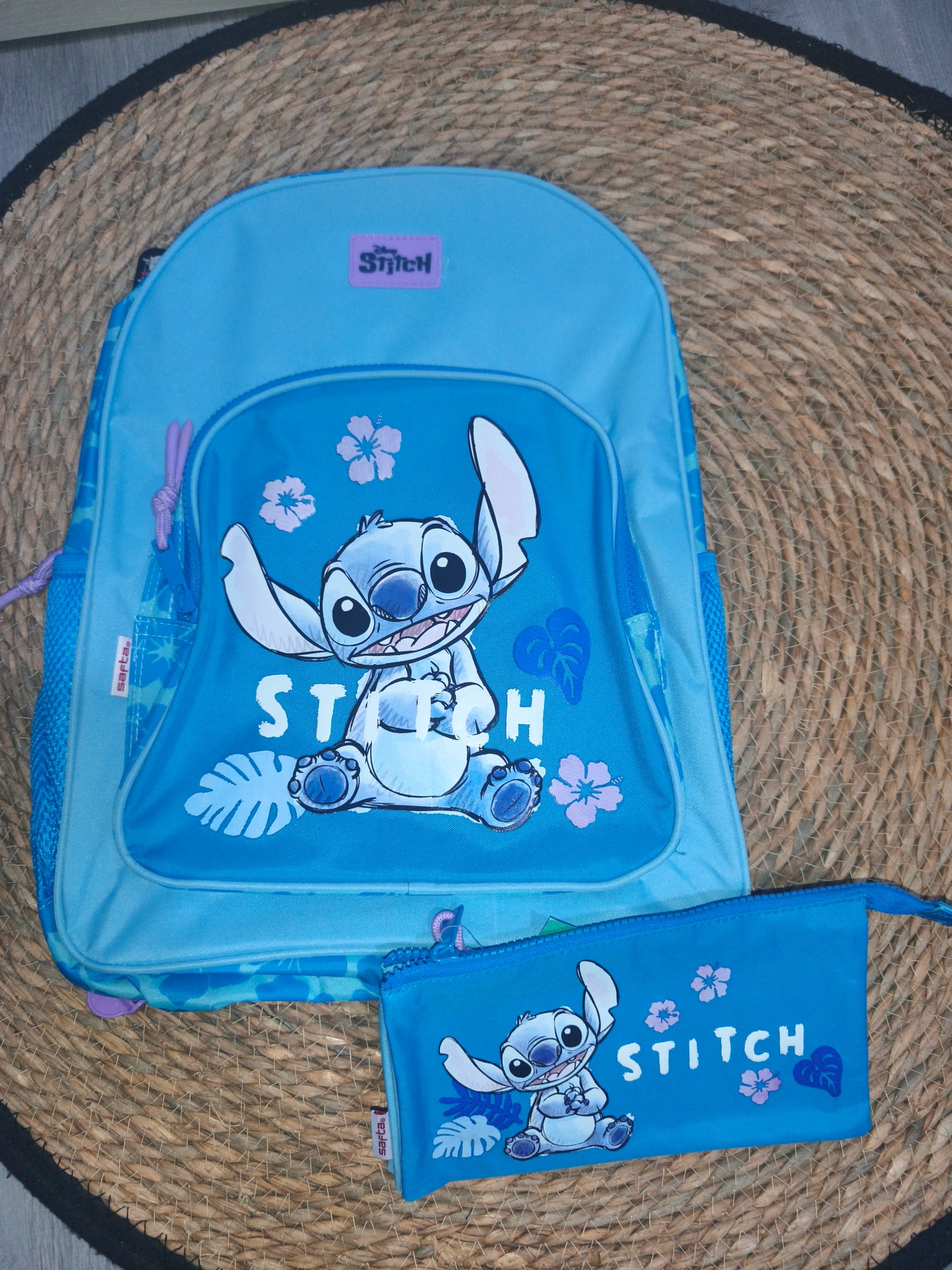 Mochila + estuche Stitch Disney