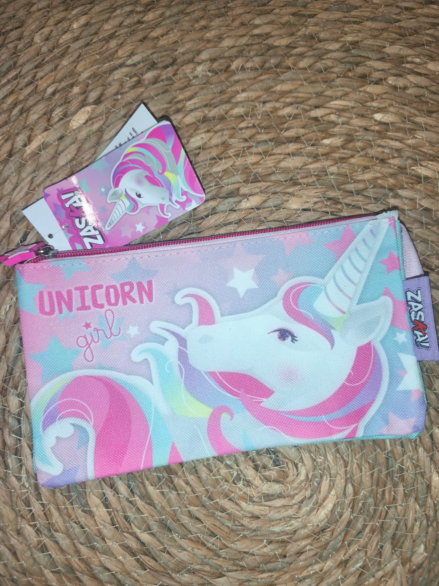 Estuche Stitch y Angel Floral triple