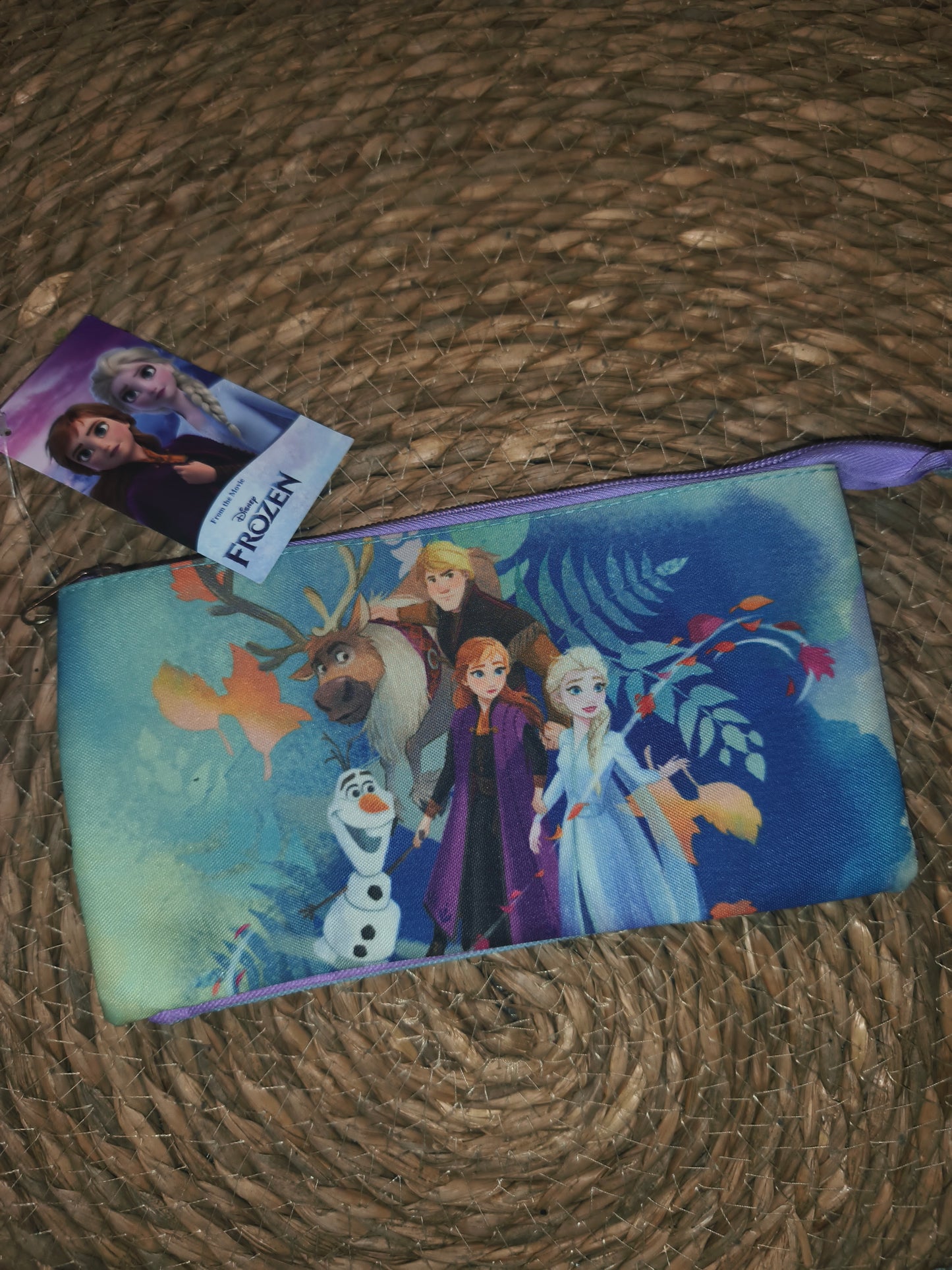 Estuche Frozen Anna Elsa triple