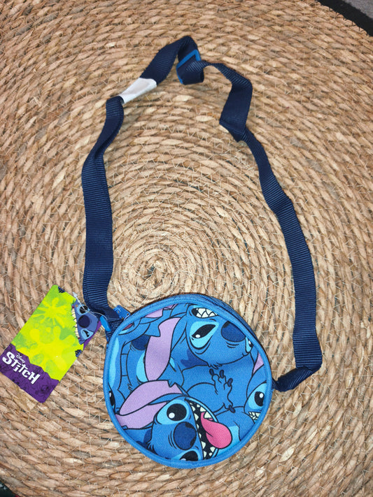 Bolso Infantil Stitch Redondo Bandolera Pequeña