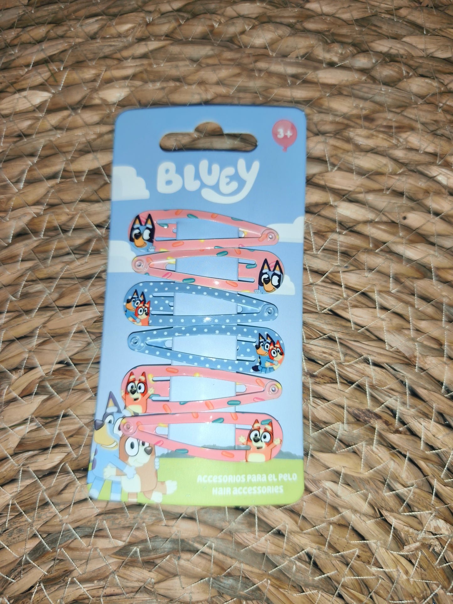 Pack Horquillas Niña Disney Bluey Frozen Minnie Stitch Accesorios Pelo