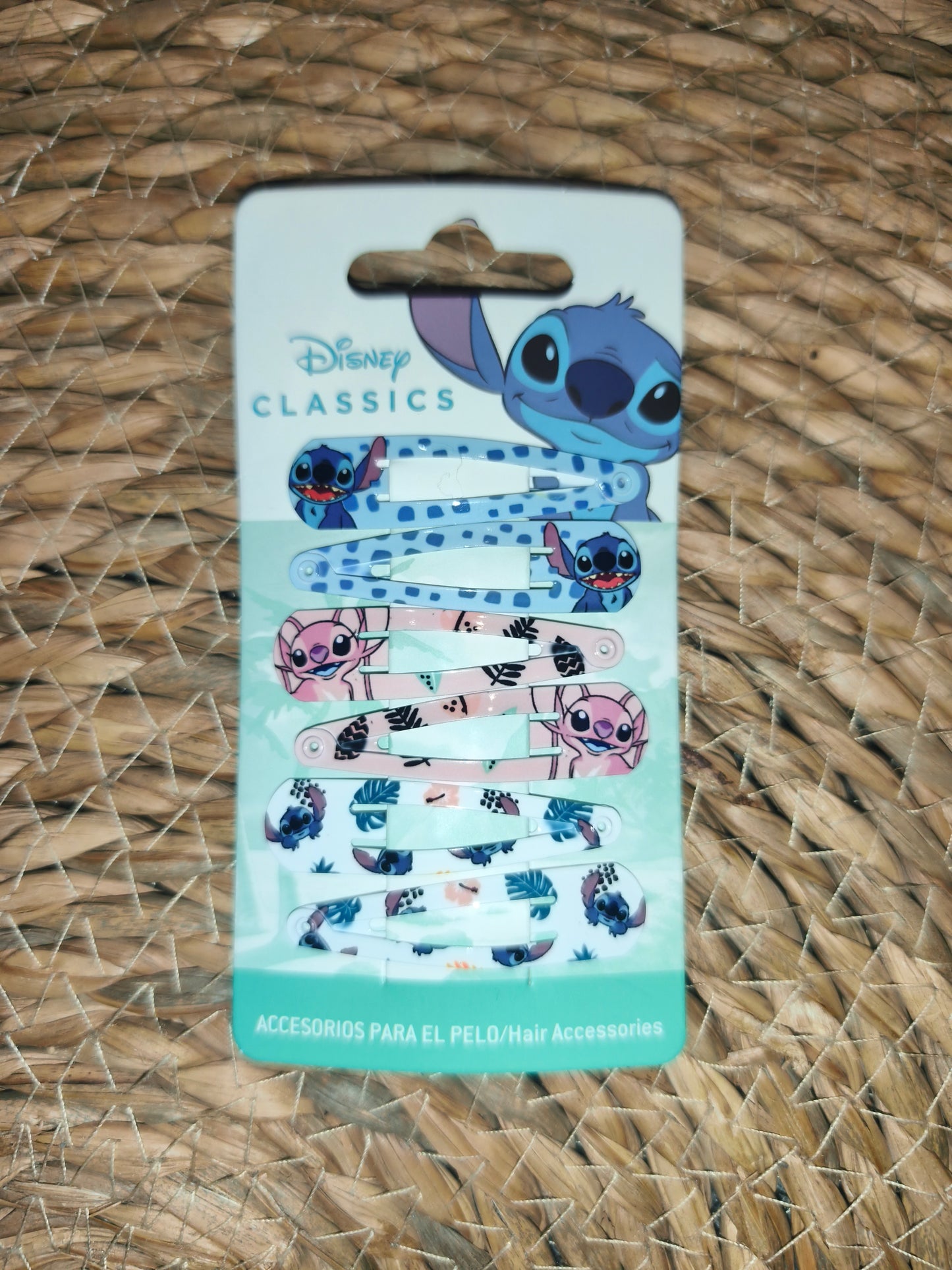 Pack Horquillas Niña Disney Bluey Frozen Minnie Stitch Accesorios Pelo