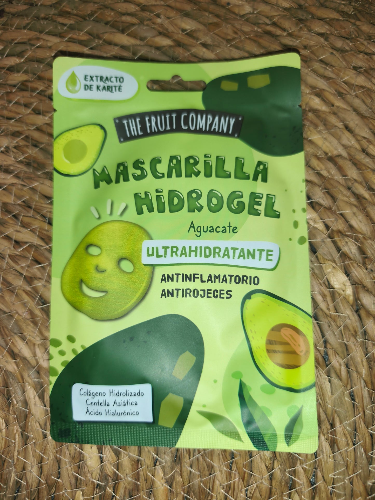 Mascarilla facial hidrogel The Fruit Company – Hidratante, reafirmante y purificante (varios tipos)