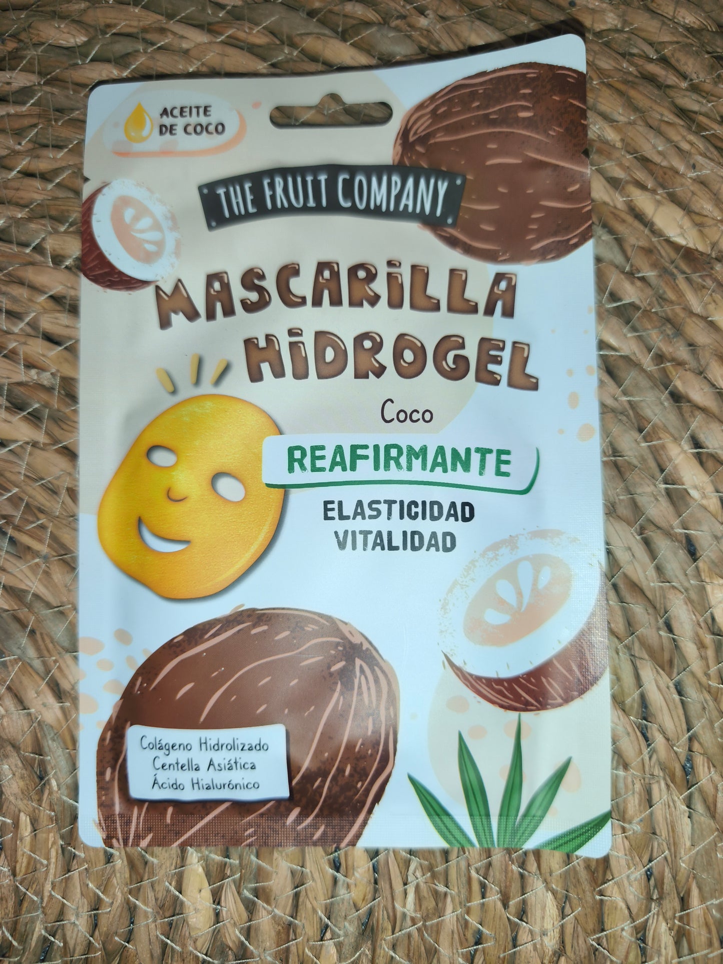Mascarilla facial hidrogel The Fruit Company – Hidratante, reafirmante y purificante (varios tipos)