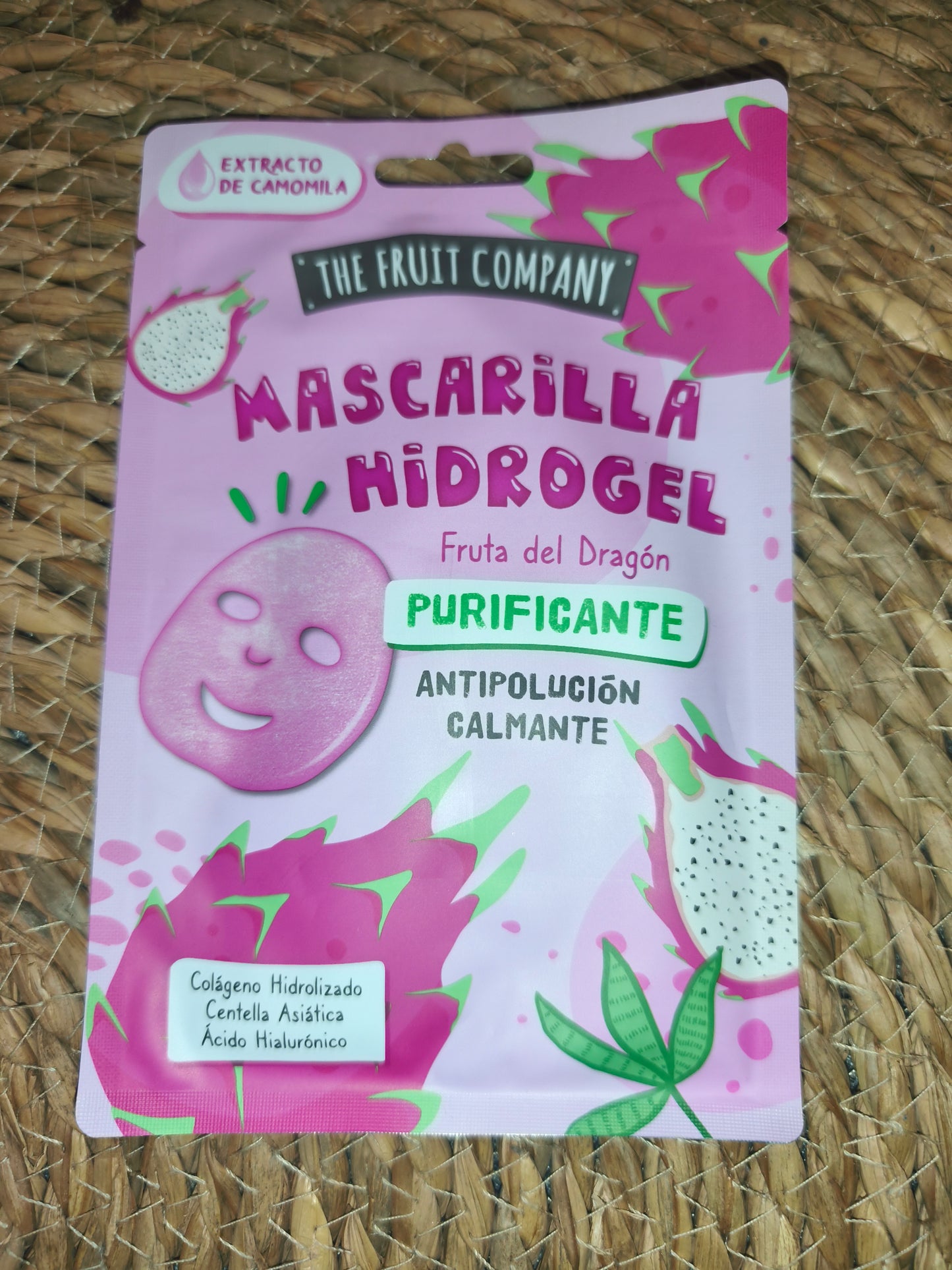 Mascarilla facial hidrogel The Fruit Company – Hidratante, reafirmante y purificante (varios tipos)