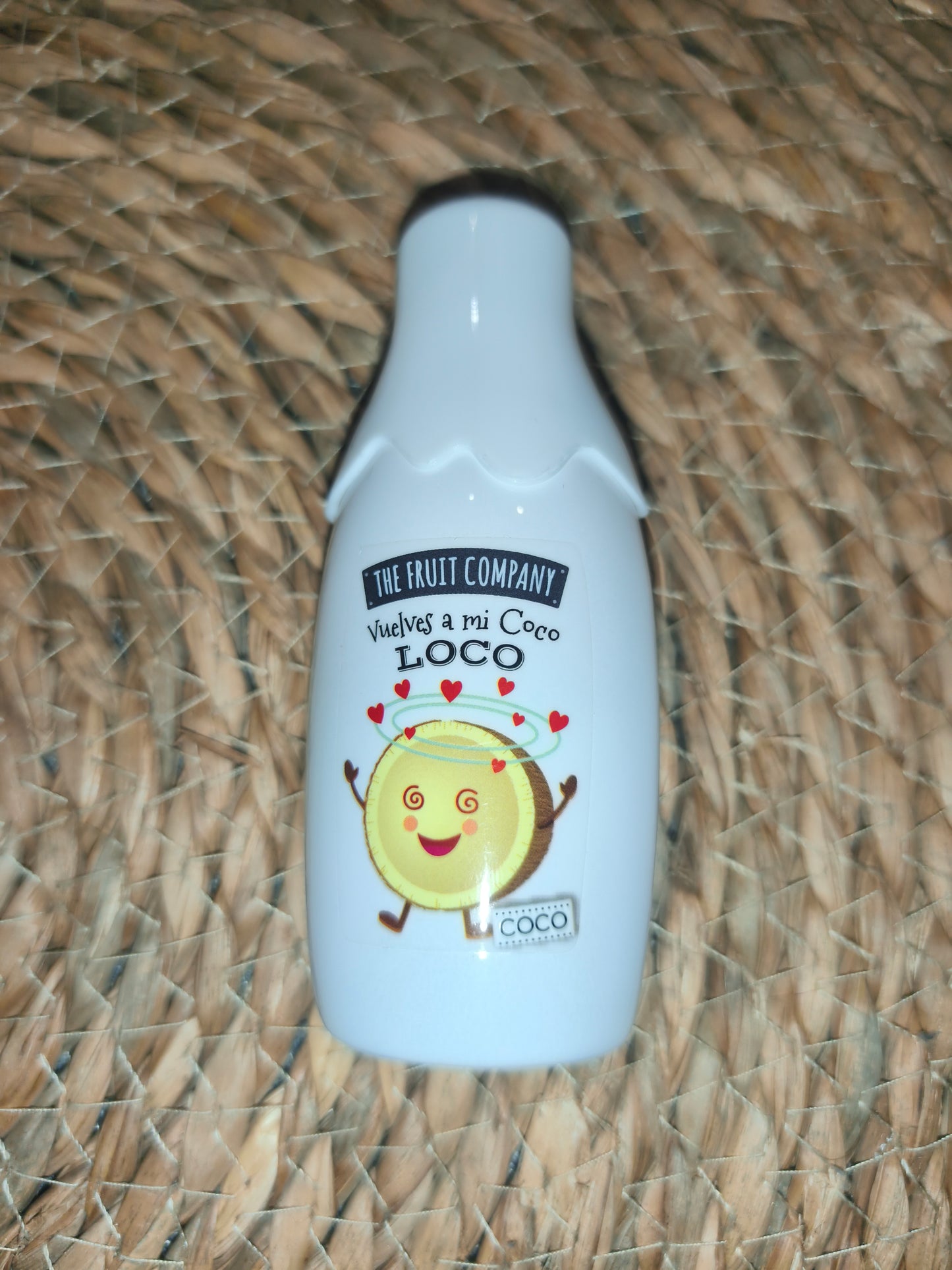 Gel/loción corporal The Fruit Company – Coco y Fresa Nata (aroma dulce)