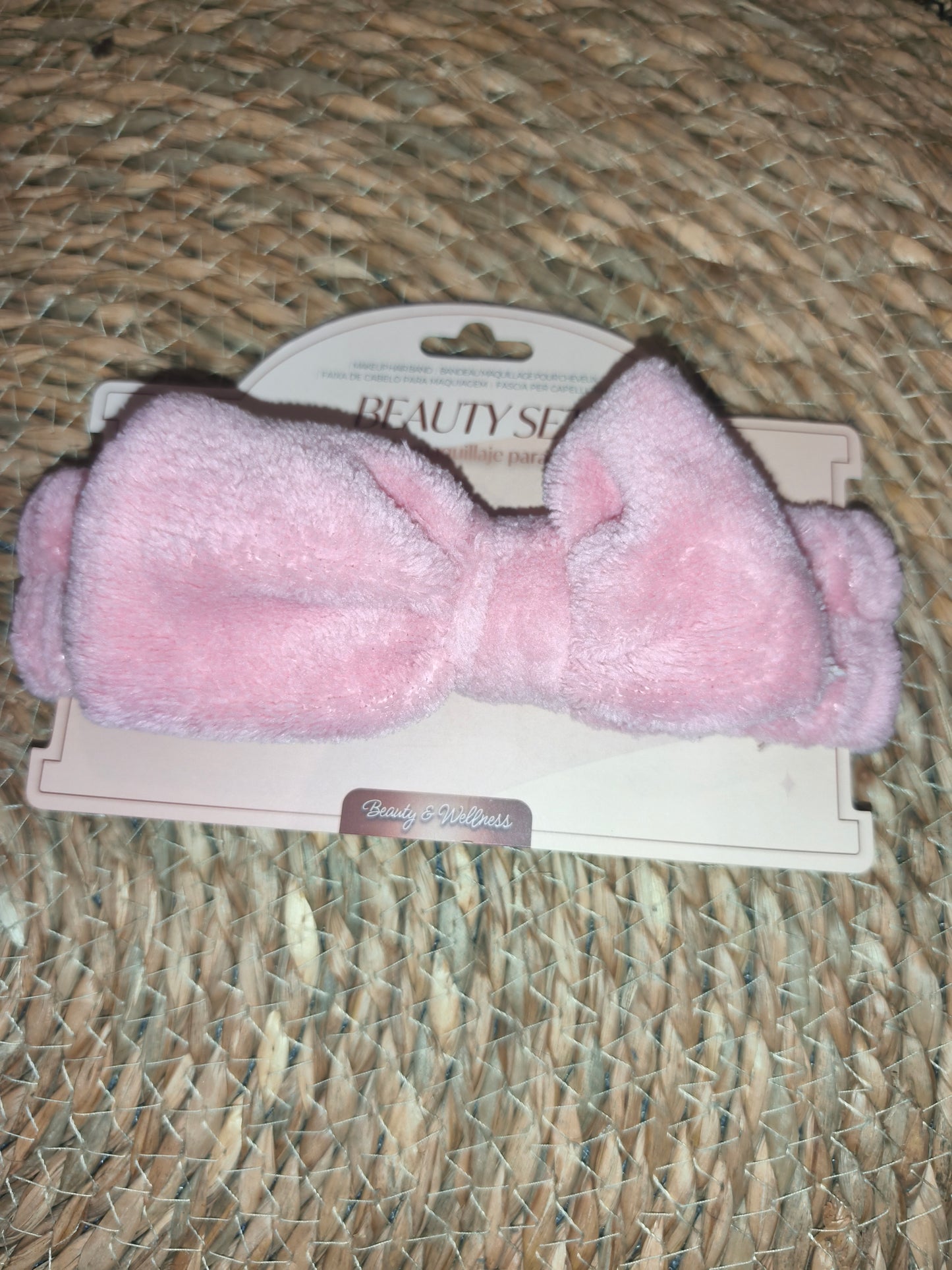 Diadema maquillaje suave (lazo / Stitch) – Beauty set facial