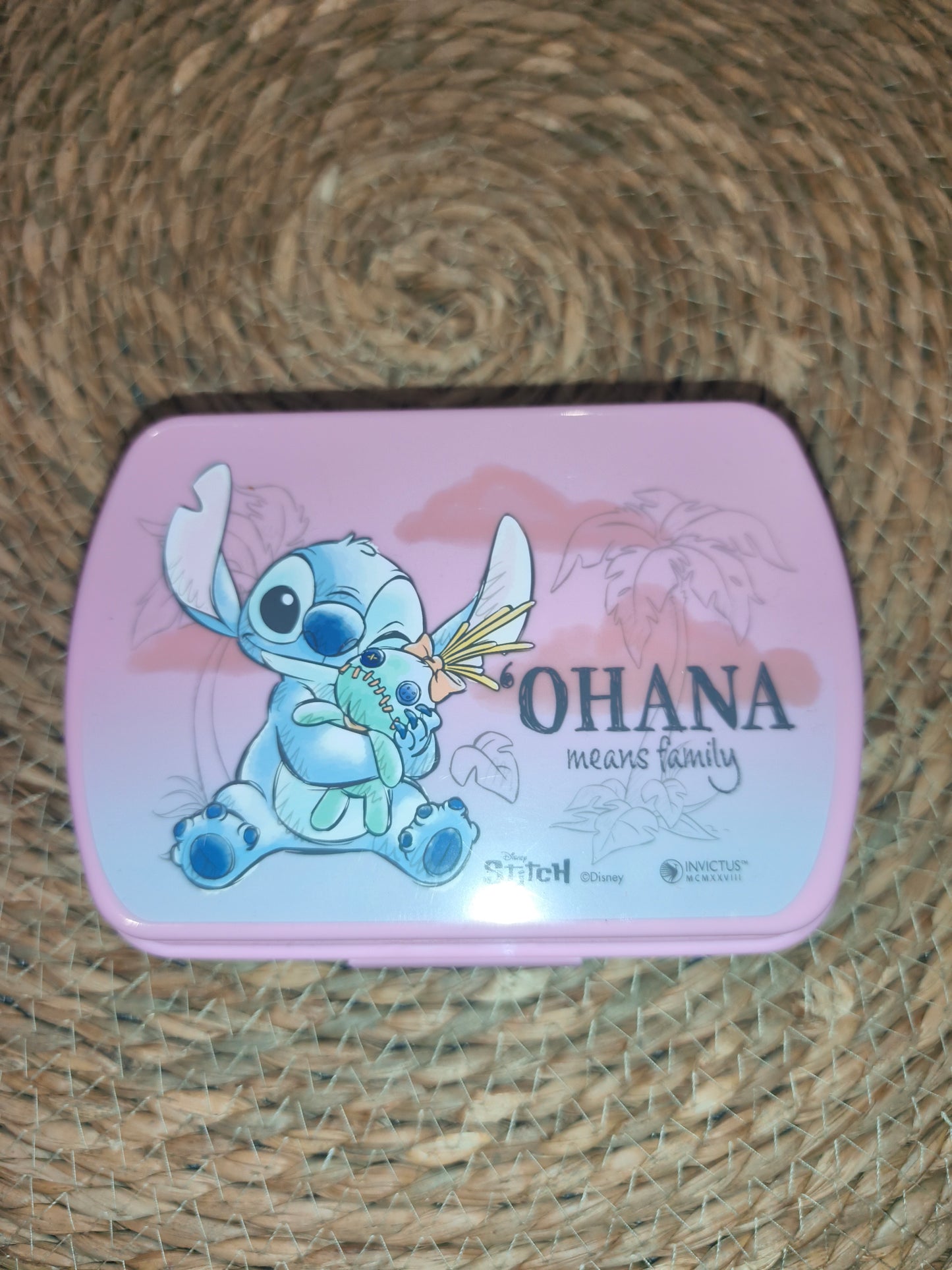 Fiambrera infantil Stitch Disney “Ohana” – caja almuerzo