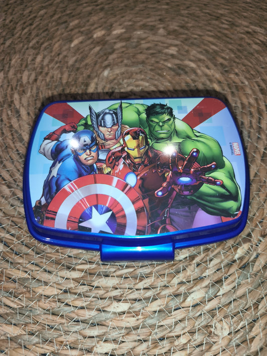 Fiambrera infantil Avengers Marvel – Iron Man, Hulk, Capitán América