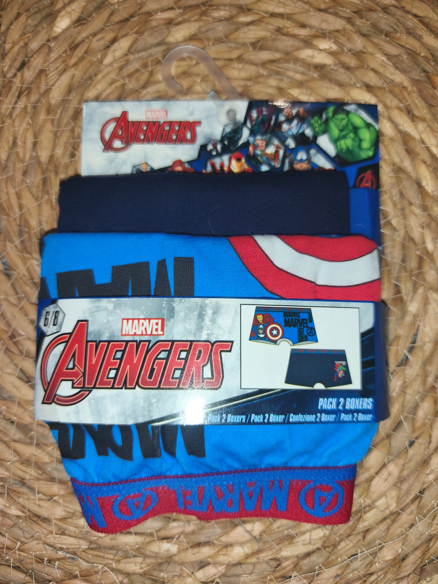 Pack 2 boxers niño Marvel Avengers – ropa interior infantil