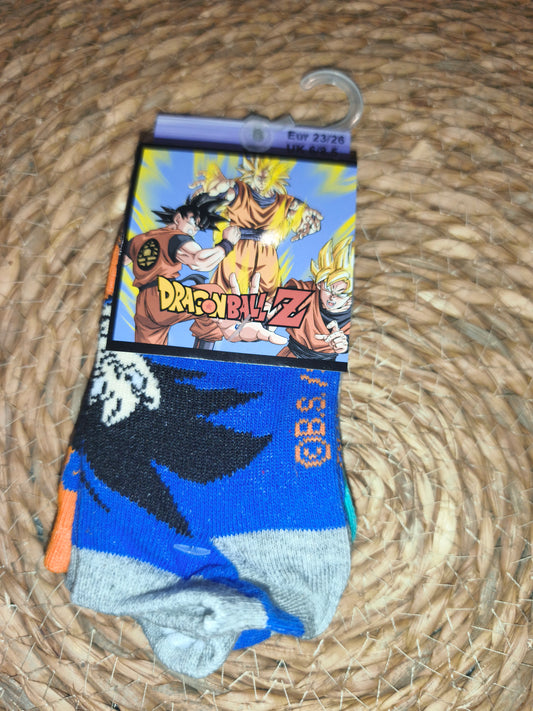 Pack calcetines tobilleros Dragon Ball Z niño