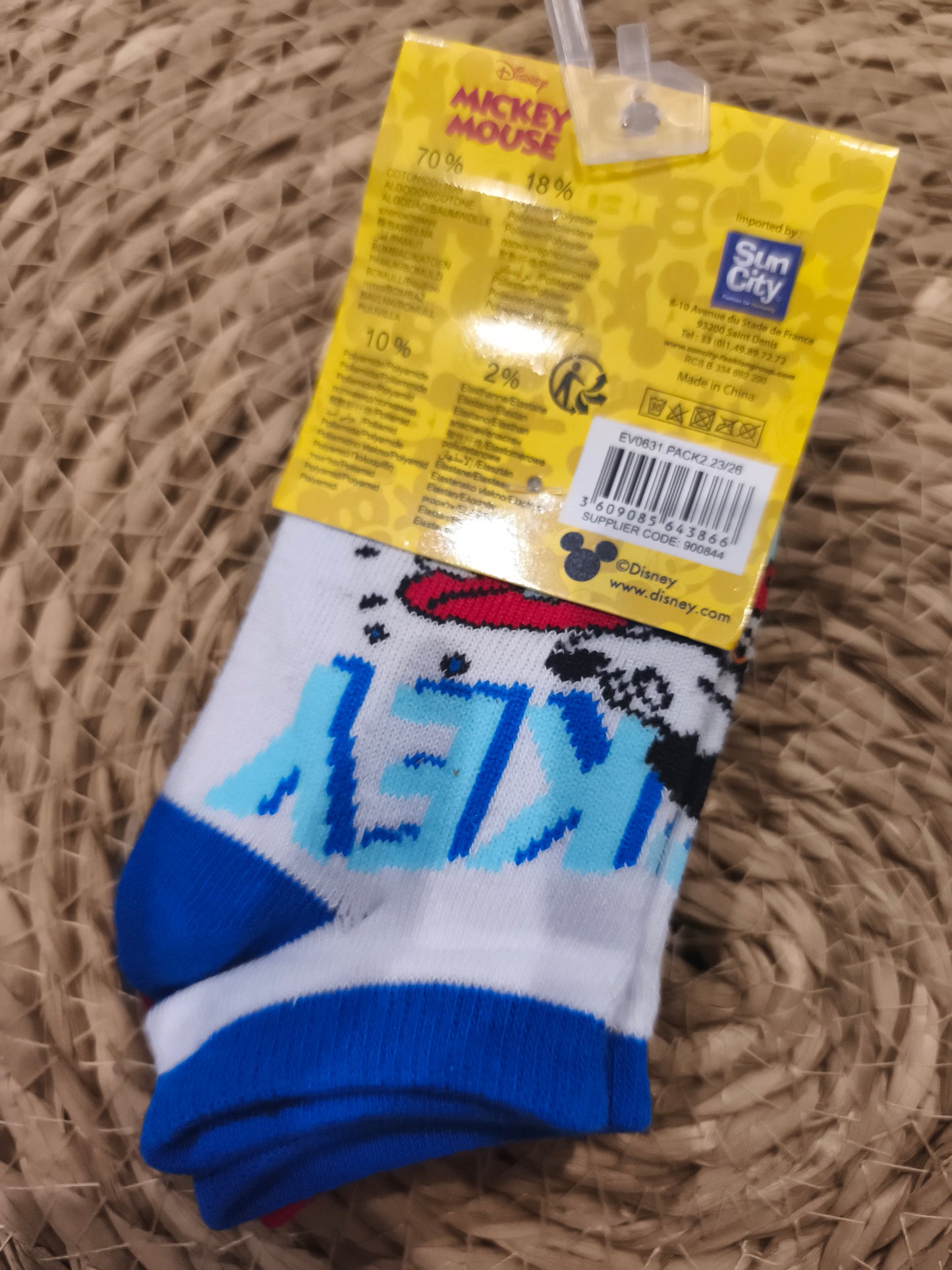 Pack calcetines tobilleros Mickey Mouse