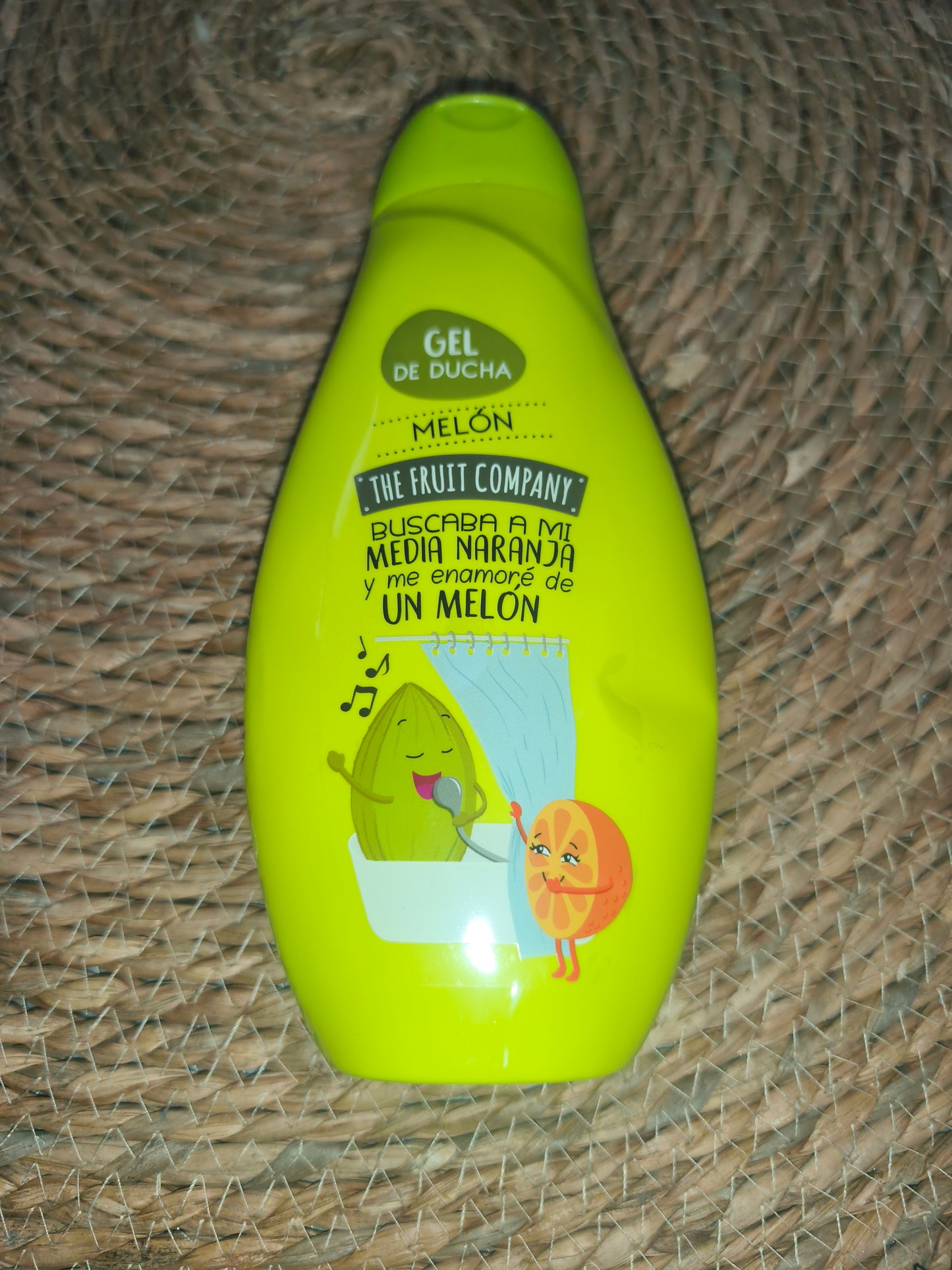 Gel de ducha The Fruit Company, Ejemplo: mora, coco, sandía, fresa nata, melón)
