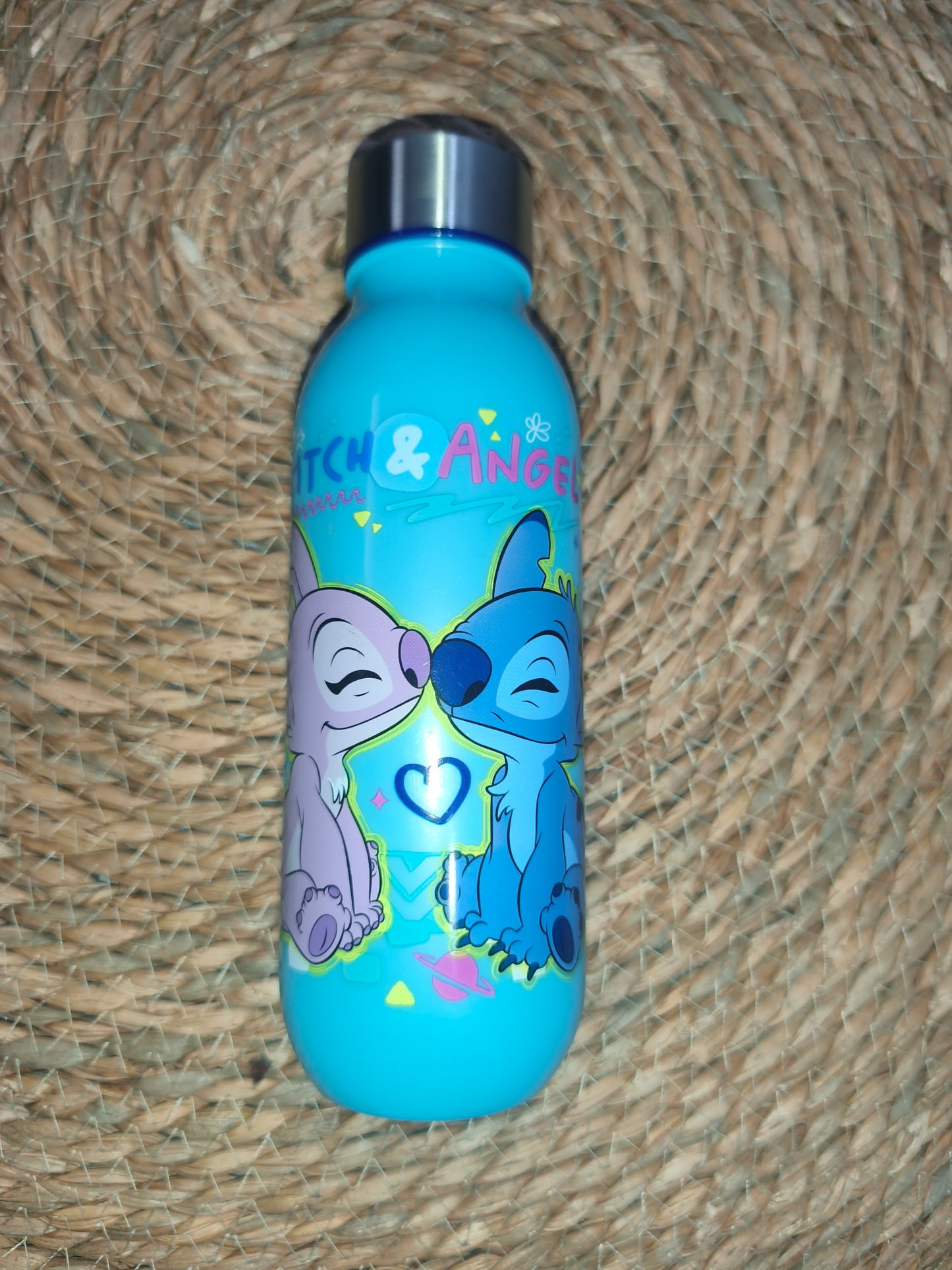 Botella Stitch & Angel Disney