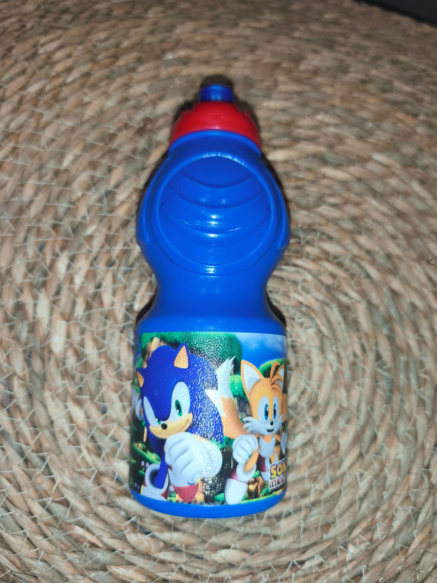 Botella infantil Sonic con boquilla | Cantimplora niños resistente | Sonic & Tails