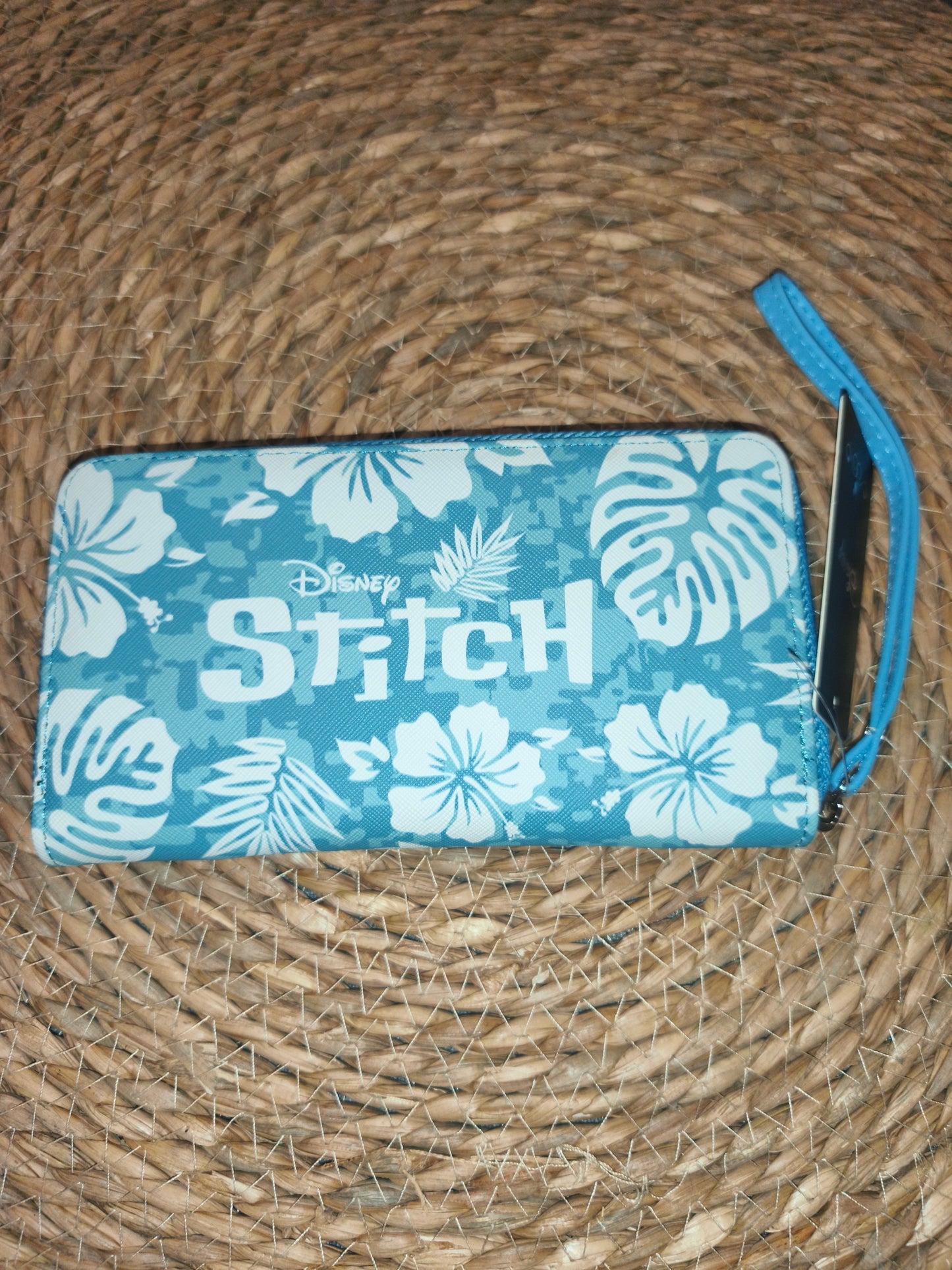 Cartera Stitch Disney | Monedero grande con cremallera | Lilo & Stitch