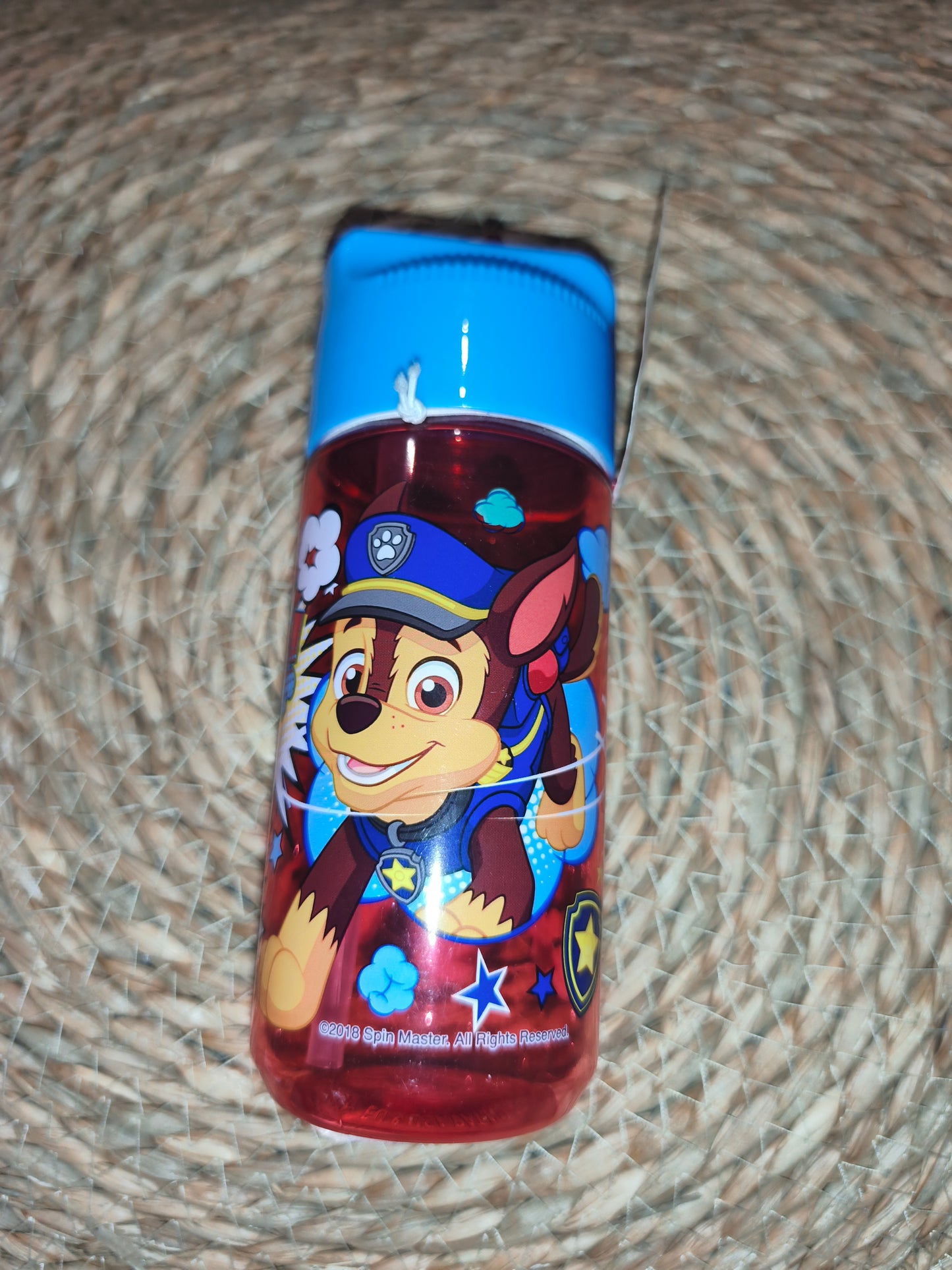 Botella infantil Patrulla Canina | Botella Paw Patrol niño | Cantimplora Chase