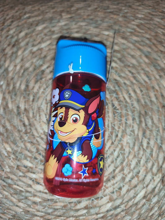 Botella infantil Patrulla Canina | Botella Paw Patrol niño | Cantimplora Chase