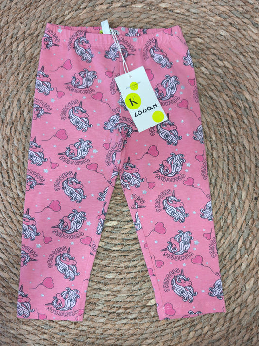 Leggings Pirata Unicornio Princess Rosa