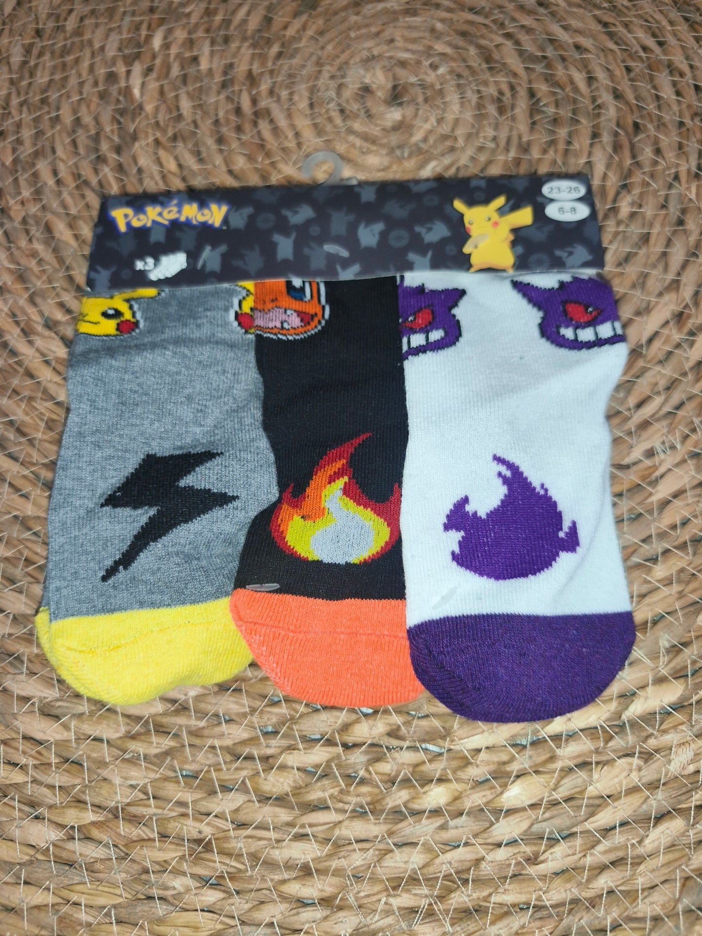 Pack 3 Pares de Calcetines Pokémon