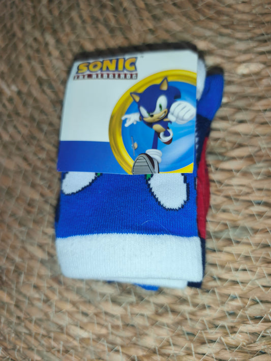 Pack 3 Pares de Calcetines Sonic