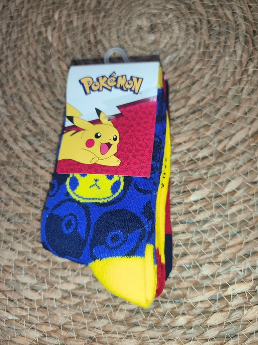 Pack 3 Pares de Calcetines Pokémon
