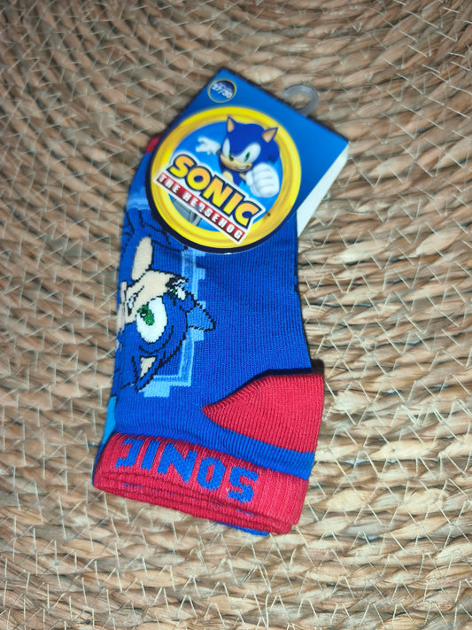 Pack 2 Pares de Calcetines Tobilleros Sonic