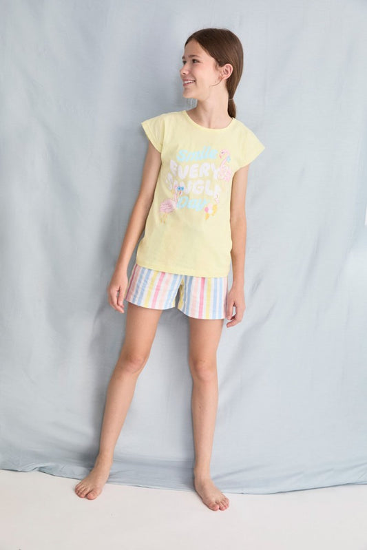 Pijama Infantil Verano Smile Every Single Day
