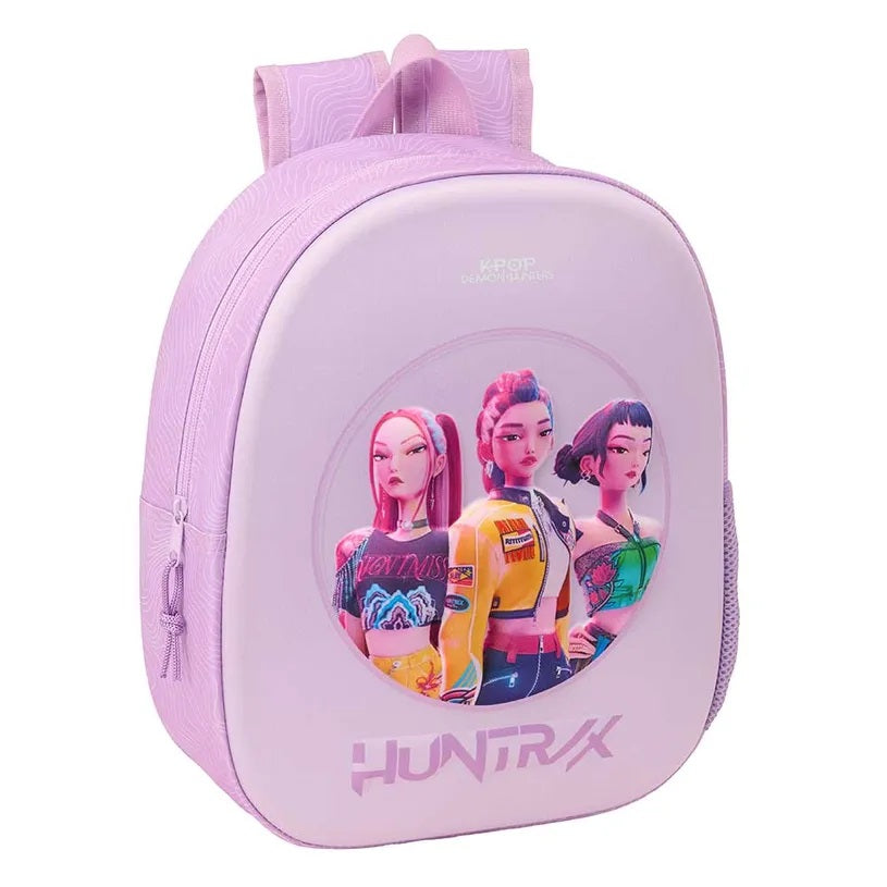 Mochila Infantil 3D 33cm KPop Demon Hunters Oficial