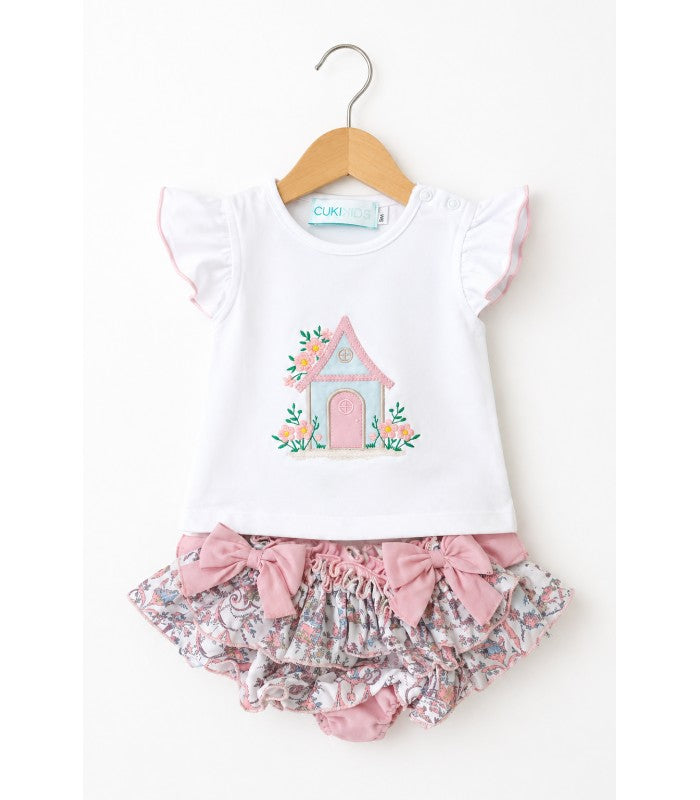 Conjunto bebé niña Casita