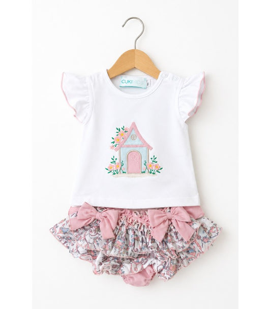 Conjunto bebé niña Casita