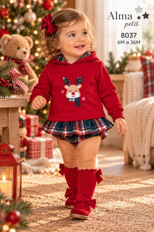 CONJUNTO BEBE NIÑA RENO ALMA